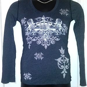 🥰Small Long Sleeve Camp Cool Majestic Designed Shirt🥰